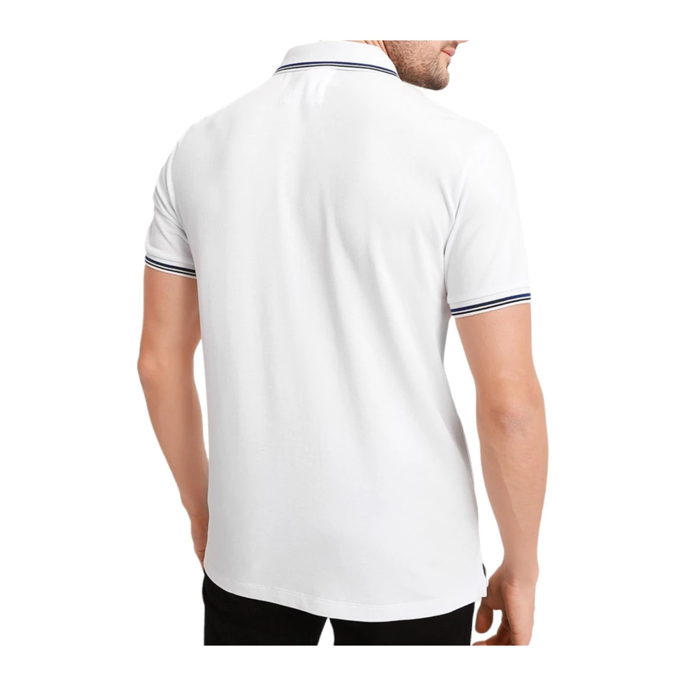 Emporio Armani Stijlvolle Polo Shirt 8N1Fb3 1Jptz White Heren