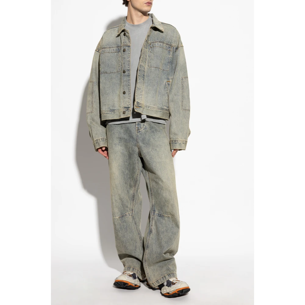 Entire Studios Jeans met logo Beige Heren