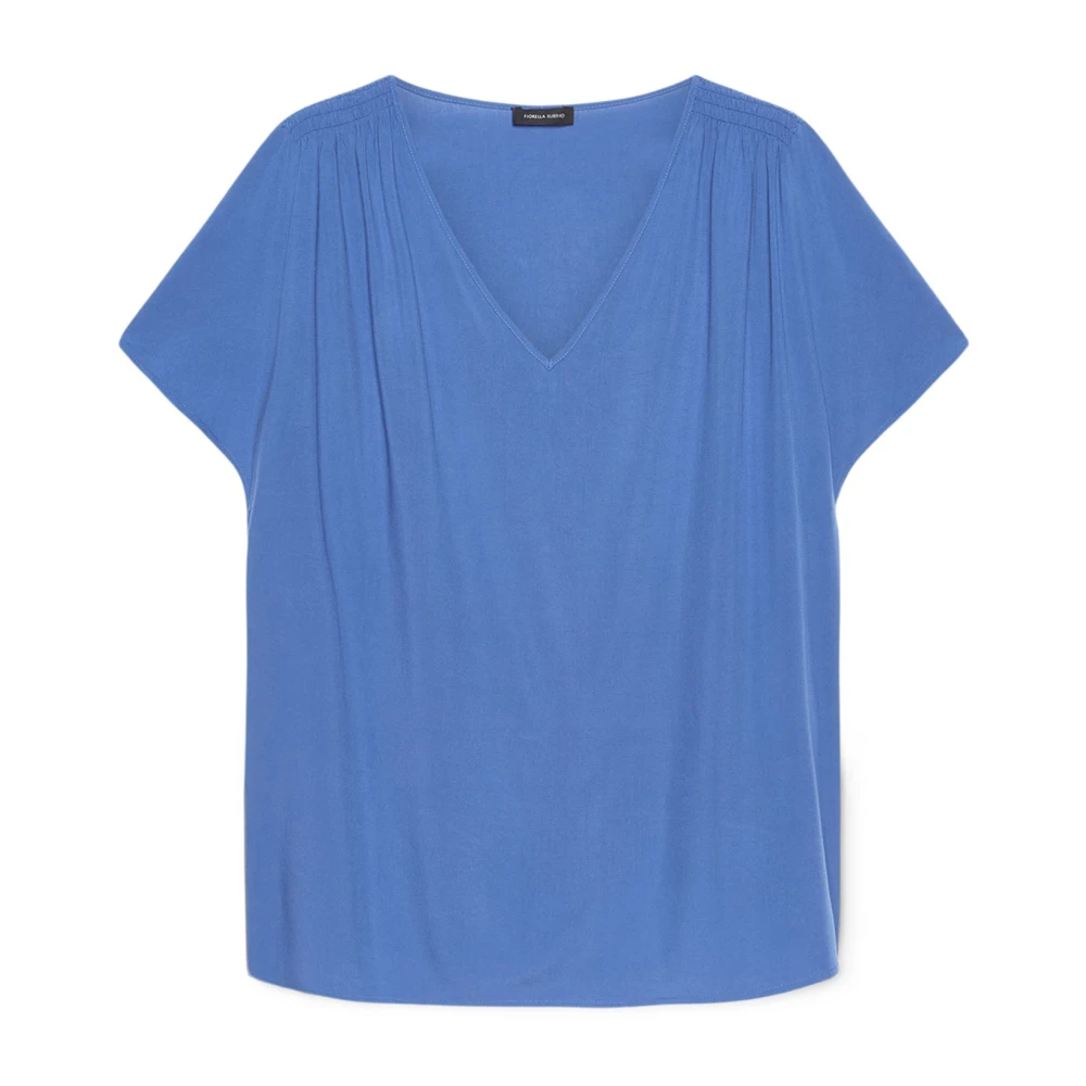 Fiorella Rubino Viscose Blouse Blue Dames