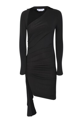 black-draped-asymmetrical-dress