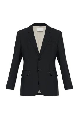 New Wool Straight Single-Breasted Jacket
