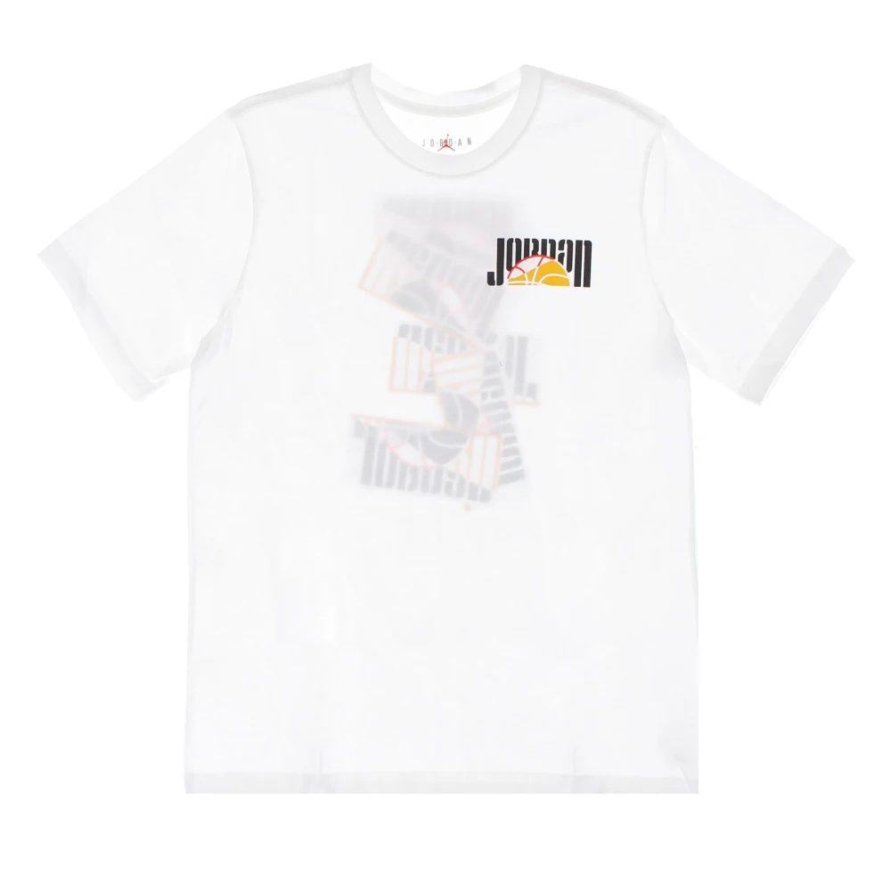 Jordan Uomo Bianco Sport Dna Crew Tee