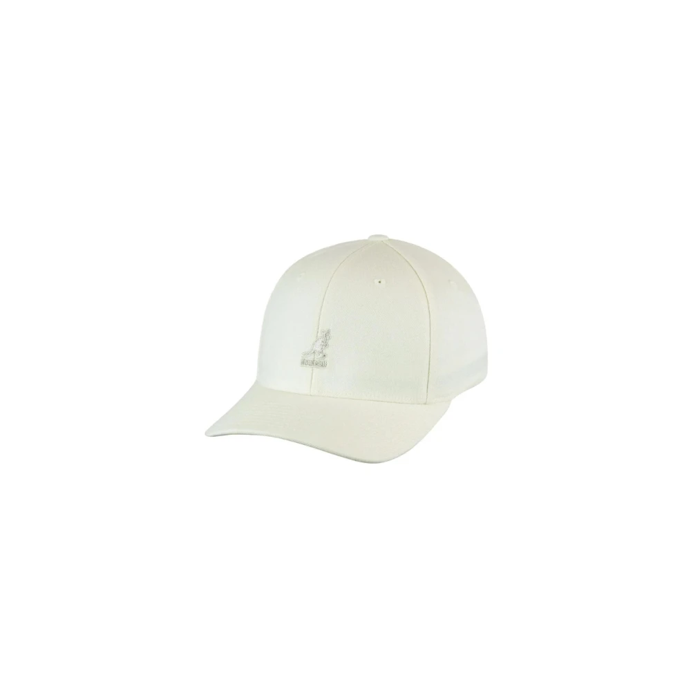 Kangol Men's White Hats & Caps, L/Xl, Wool Flexfit Baseball Cap