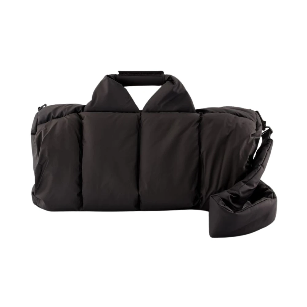 Rains Svart Puffer Duffel Resväska Black, Unisex