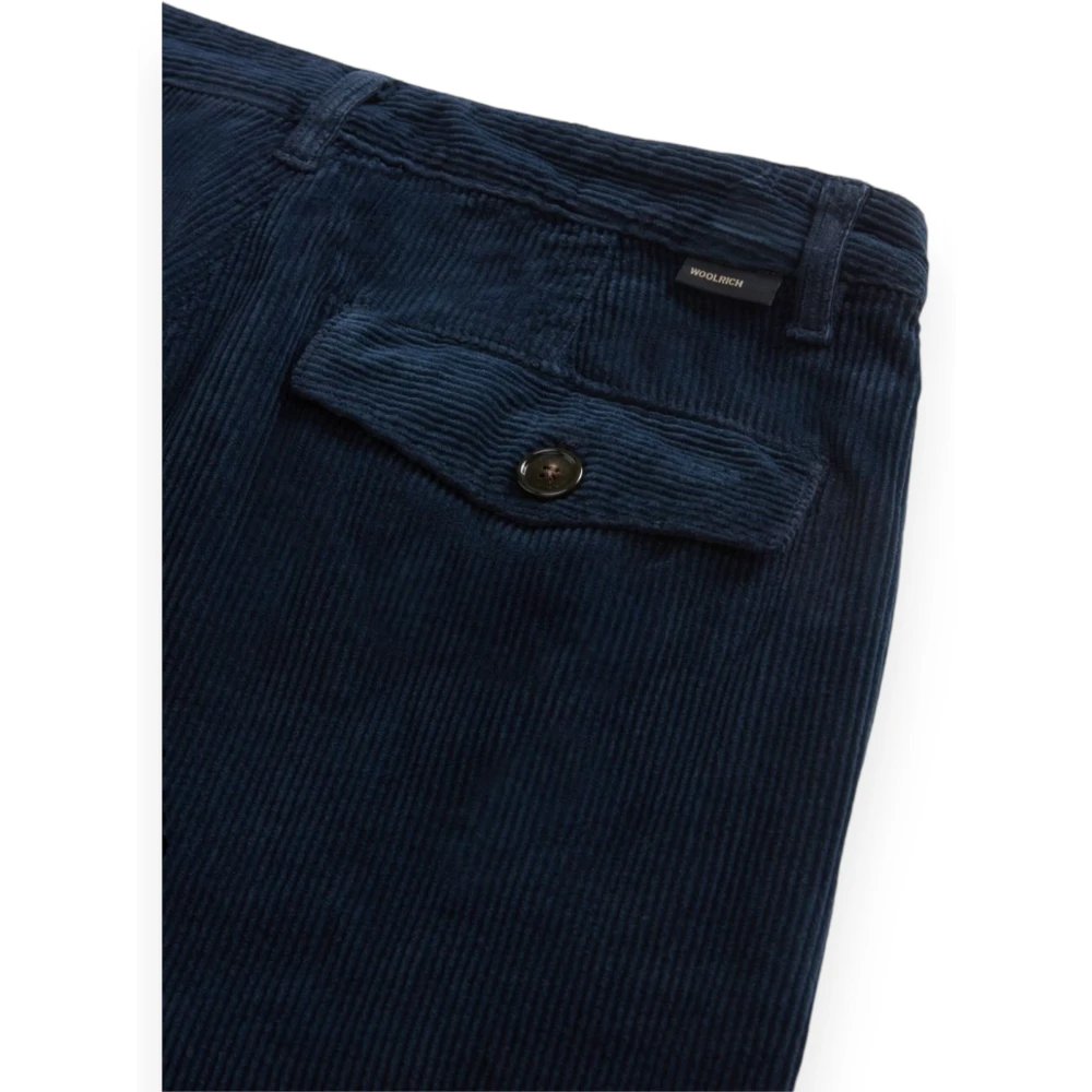 Woolrich Ribfluwelen Broek Blue Dames