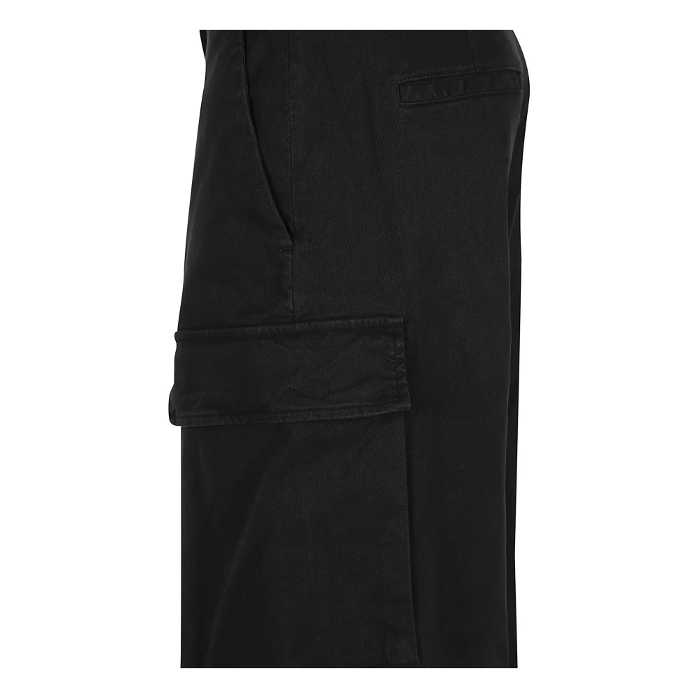 True Royal Zwarte Zijden Blend Broek Black Dames