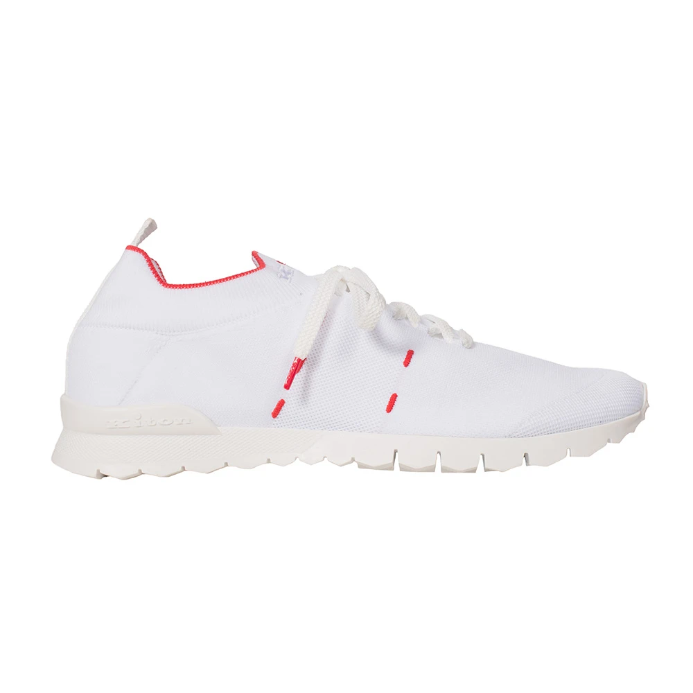 Kiton Fits Sneakers Cotone Heren Schoenen Wit