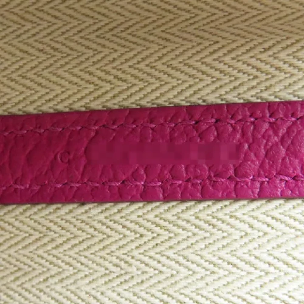 Hermès Vintage Pre-owned Leather handbags Pink Dames