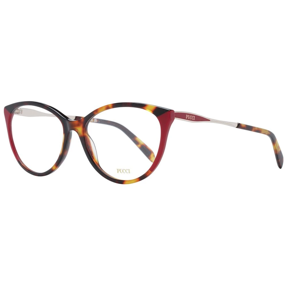 Pucci Women's Red Glasses, One Size, Cat Eye Optical Frames