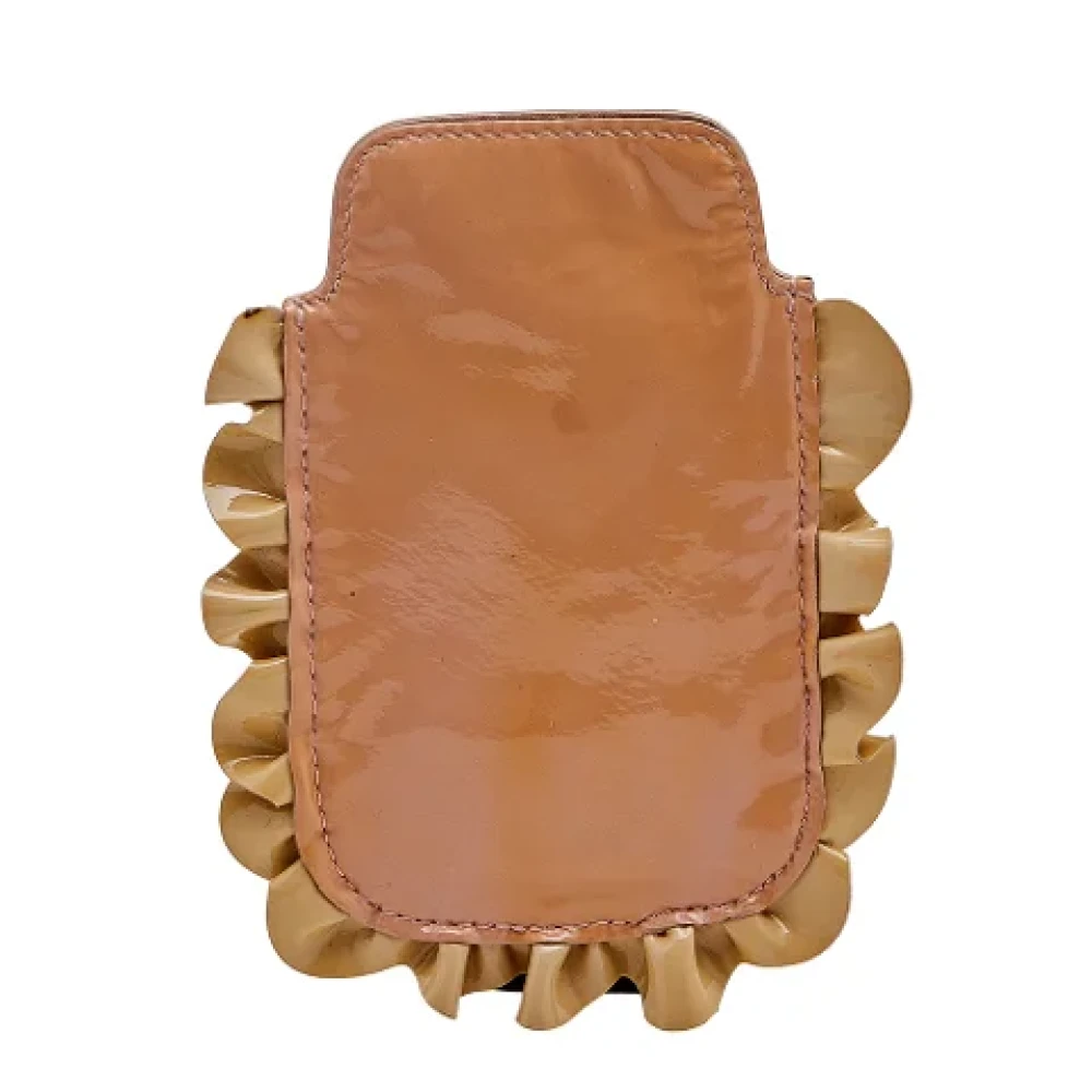 Miu Pre-owned Leather home-office Beige Dames