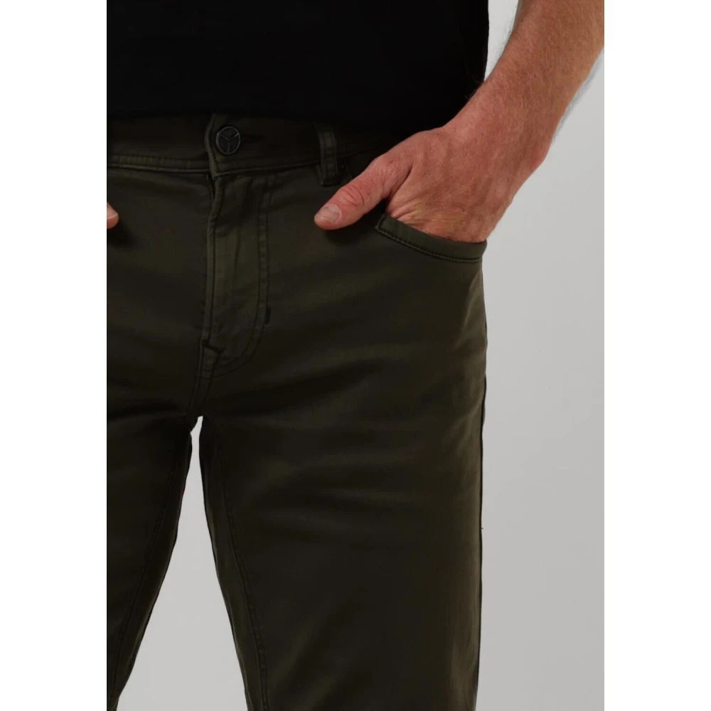 PME Legend Groene Tailwheel Gekleurde Sweat Slim Fit Jeans Green Heren