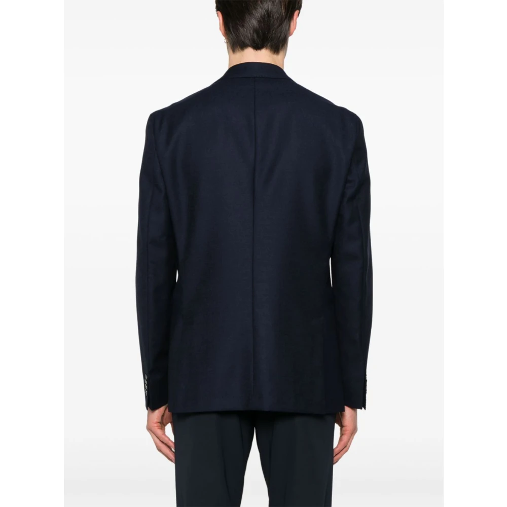 Hugo Boss Navy Blauwe Blazer voor Mannen Blue Heren