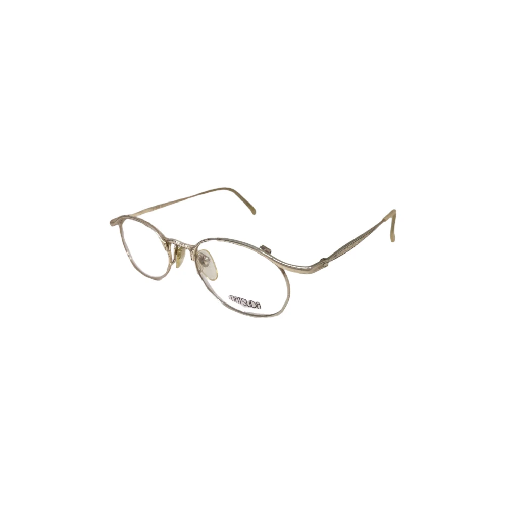 Matsuda Stijlvolle bril met acetaat montuur Yellow Unisex