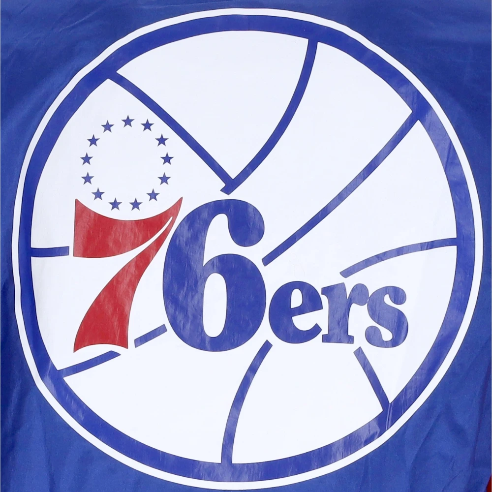 Mitchell & Ness Philadelphia 76ers Windbreaker Blue Heren