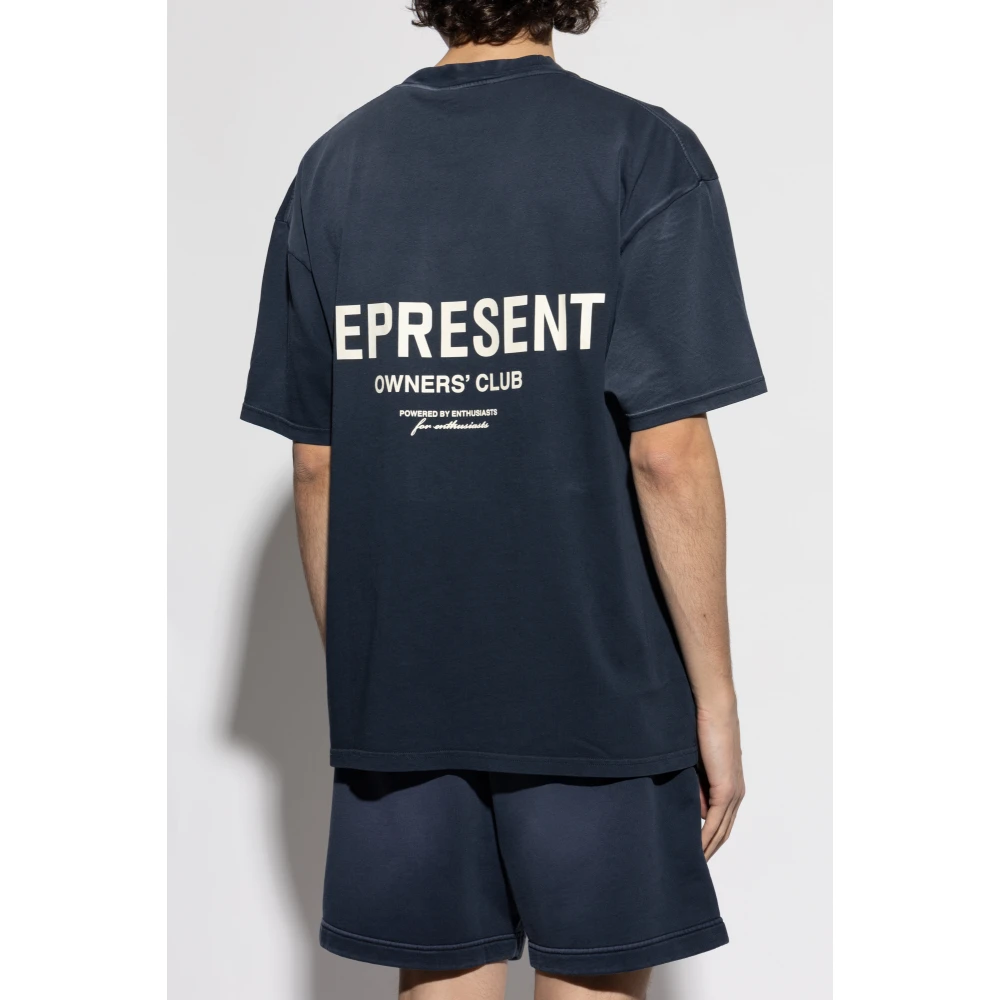Represent Owners Club T-Shirt Blue Heren