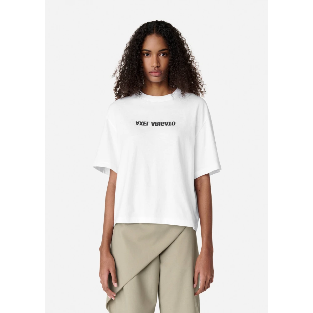 Axel Arigato Distort T-Shirt White Dames
