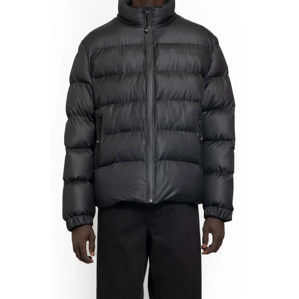 44 Label Group Zwarte Blow Out Puffer Jas Black Heren