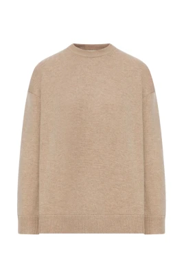 Beige Ull Crewneck Sweater