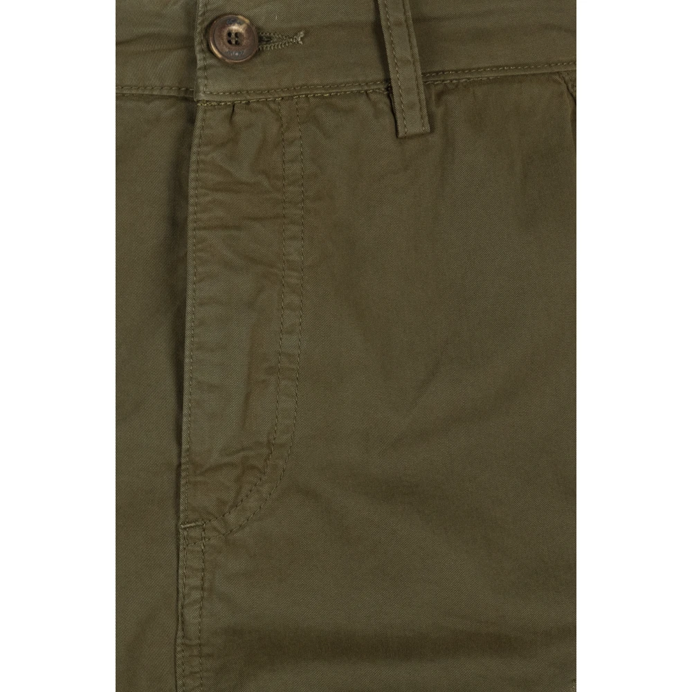 40Weft Groene Cargo Bermuda Shorts Green Heren
