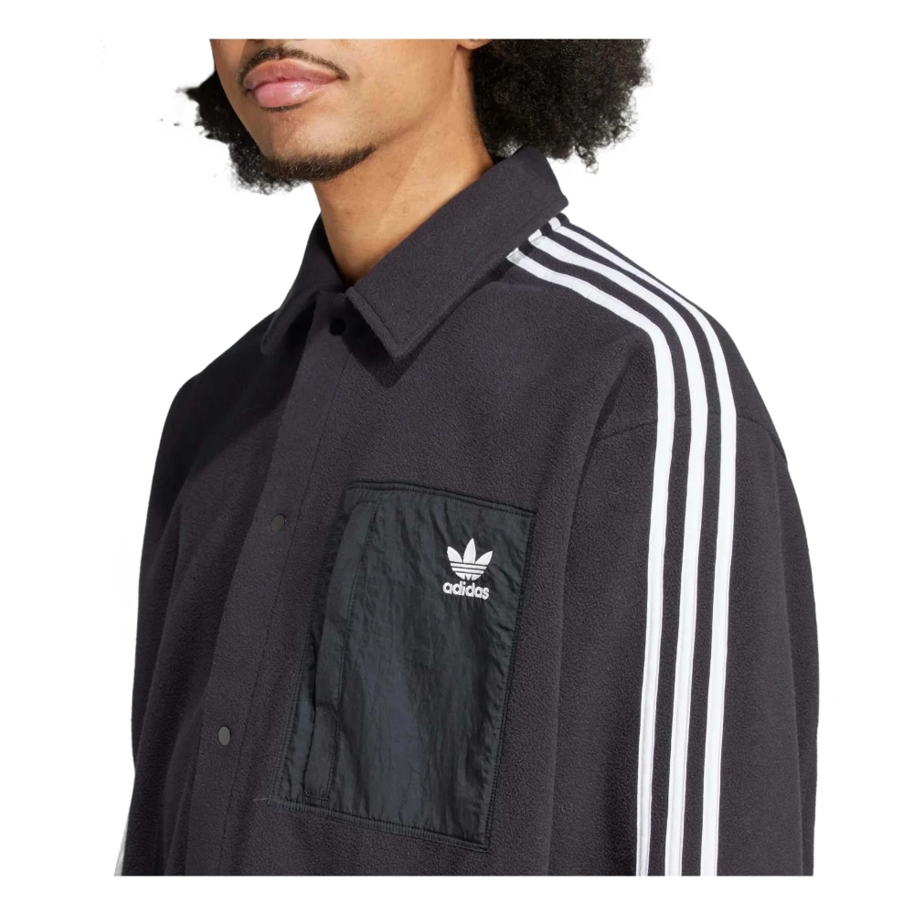 Adidas Adicolor Fleece Kleding Black Heren