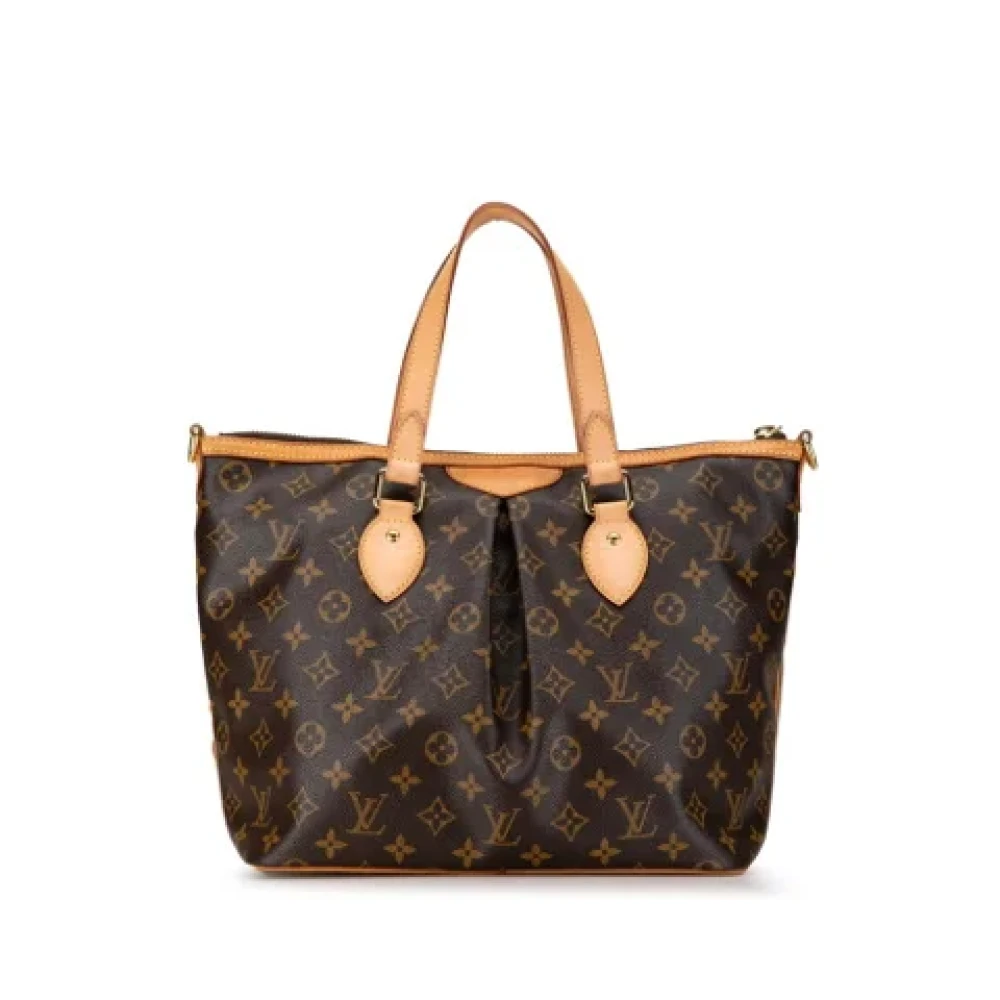 Louis Vuitton Vintage Pre-owned Plastic handbags Brown Dames
