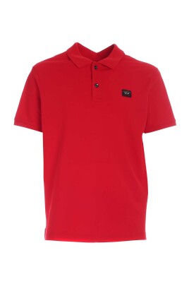 polo-en-coton-rouge-avec-detail-logo