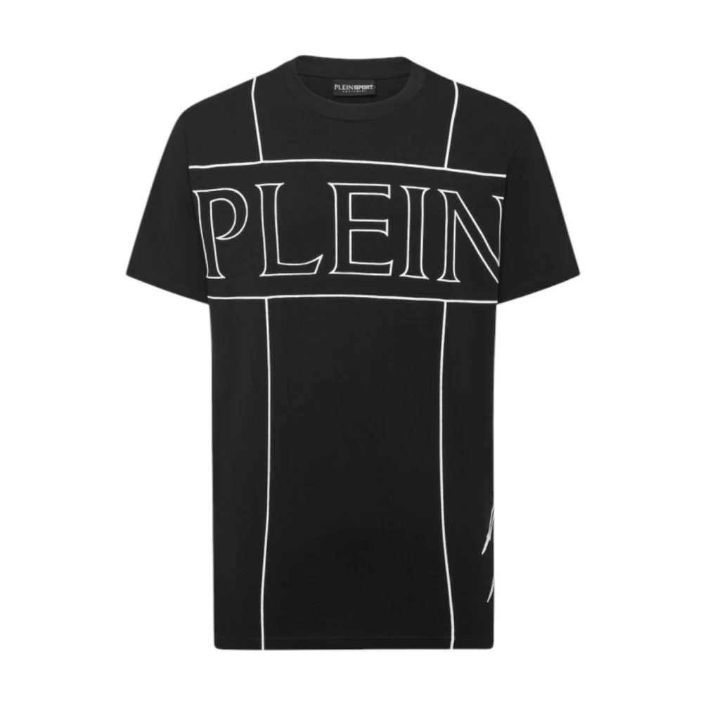 Plein Sport Casual Katoenen T-shirt Black Heren