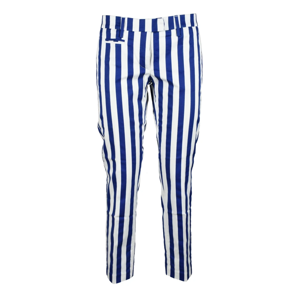 Dondup Linnen Katoenen Broek Multicolor Dames