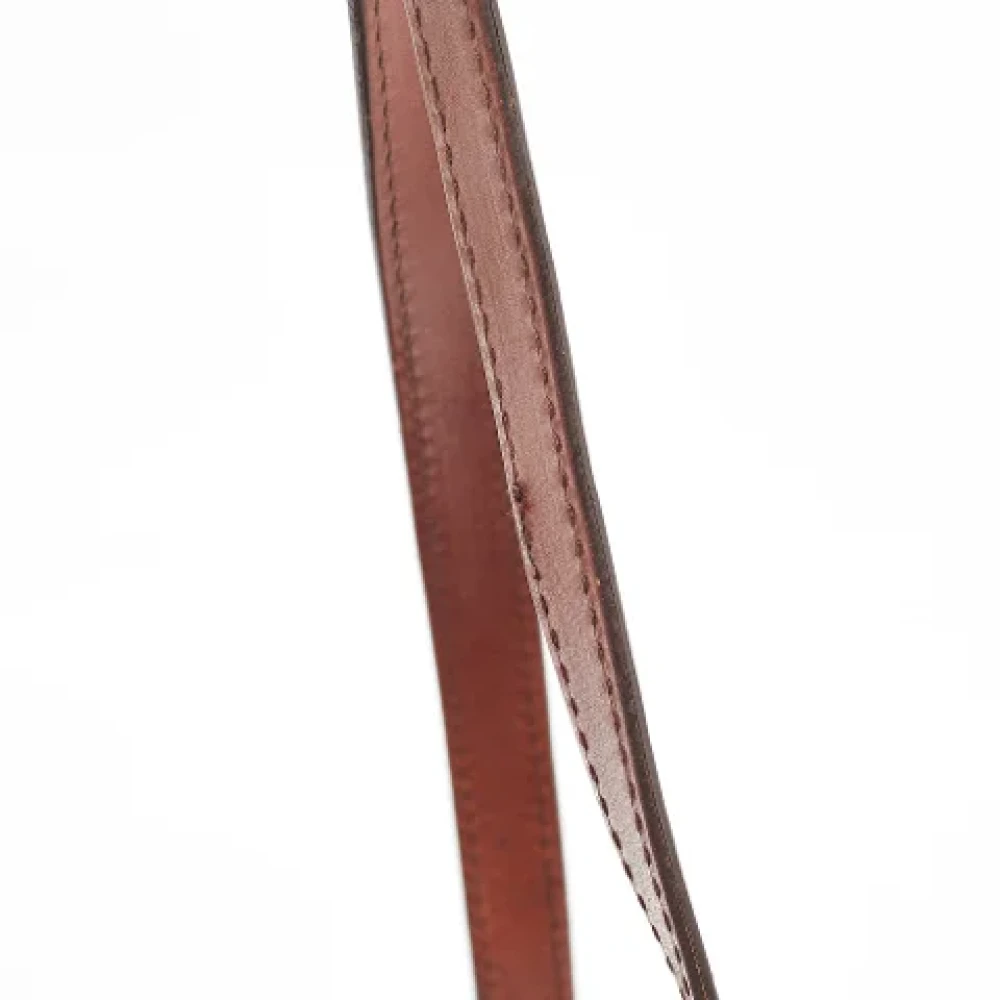 Burberry Vintage Pre-owned Leather totes Brown Dames