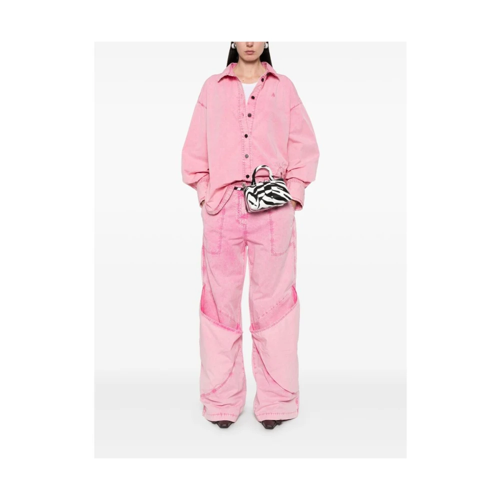 The Attico Roze Bubblegum Geborduurde Buitenkleding Pink Dames