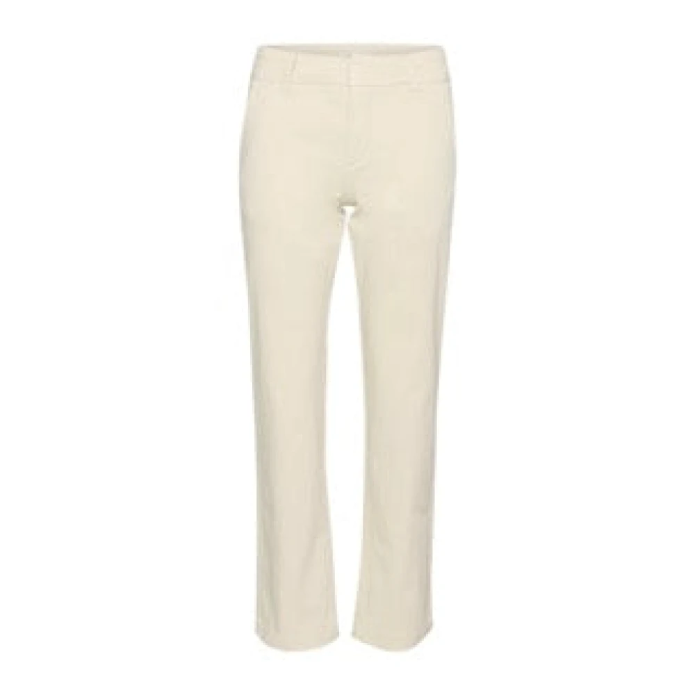 Part Two Beige French Oak Chinos Trousers - Female - Slim-Fit Trousers - 2XL - Trousers