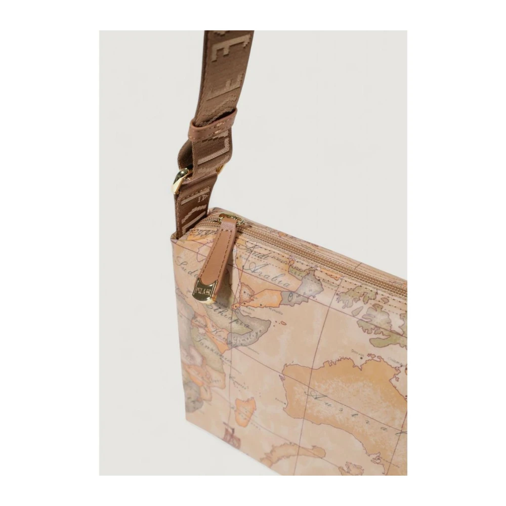 Alviero Martini 1a Classe Beige Handtas met Gemengde Stof Samenstelling Beige Dames