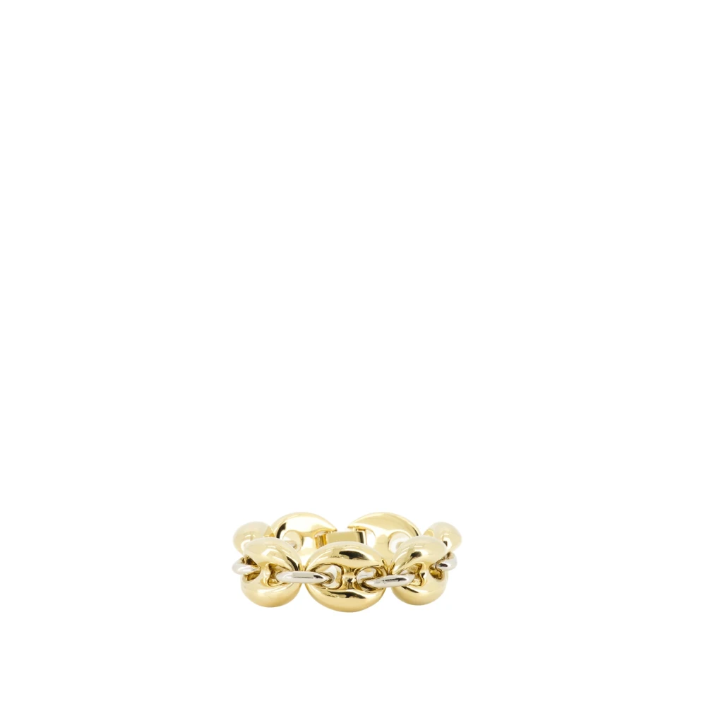 Rabanne Women's Yellow Bracelets, S, Draped Midi Skirt