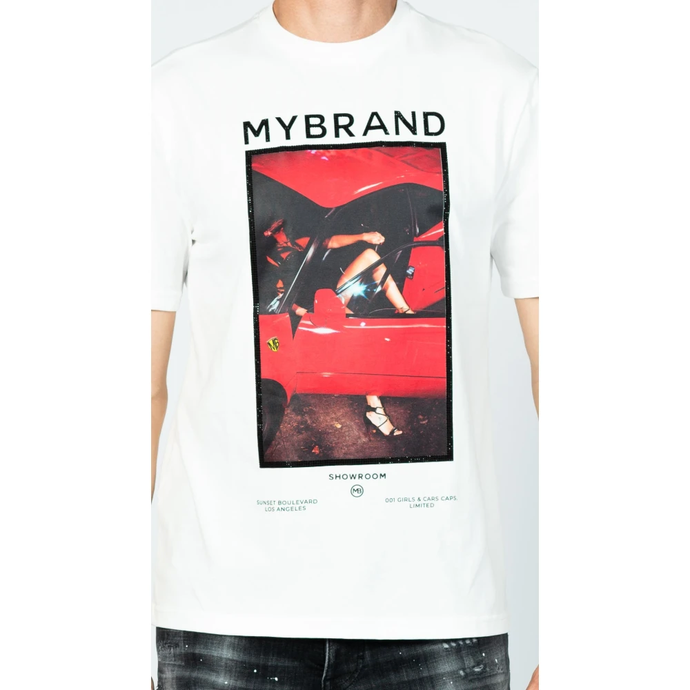 My Brand Ferrari White Tee White Heren