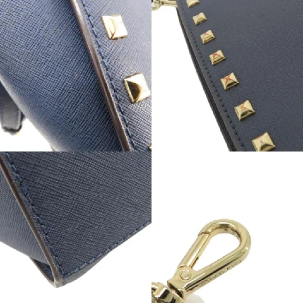 Michael Kors Pre-owned Fabric shoulder-bags Blue Dames