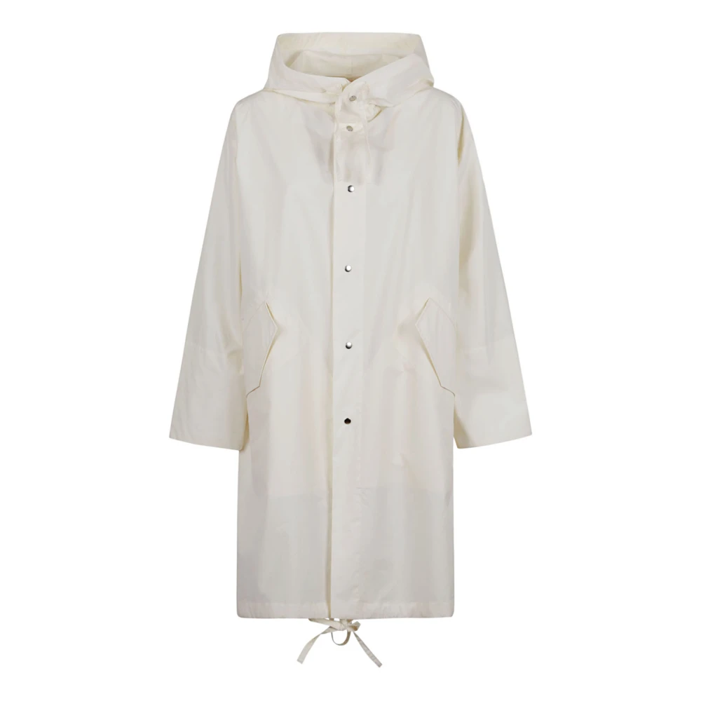 Jil Sander Piuma Parka Jas Beige Dames