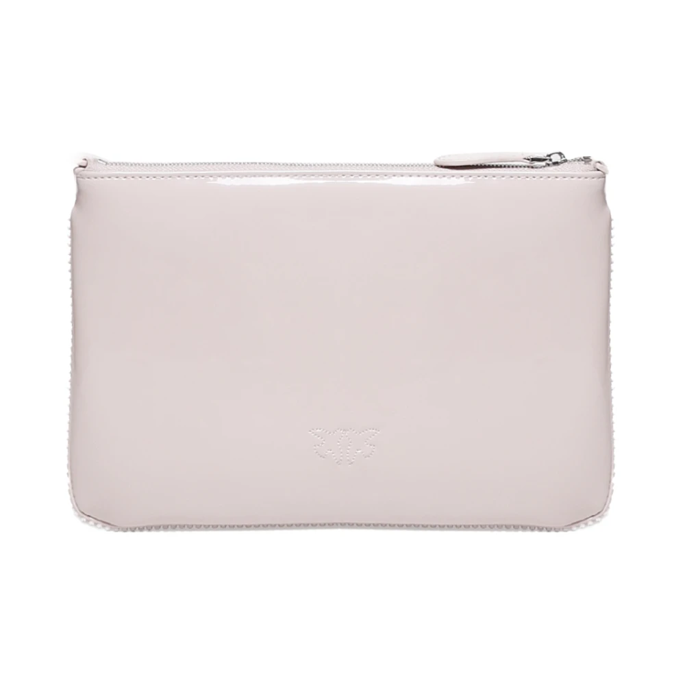 pinko Lichtroze Envelop Handtas met Strass Pink Dames
