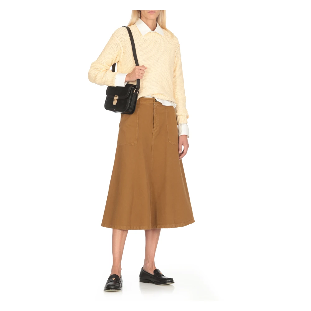 A.p.c. Trui met ronde hals Beige Dames