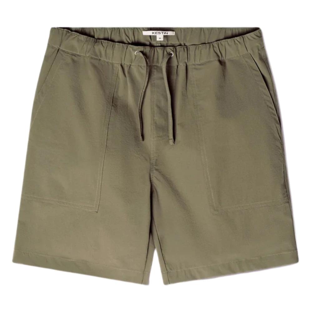 Kestin Relaxed Fit Shorts van Japanse Cordura Ripstop Green Heren