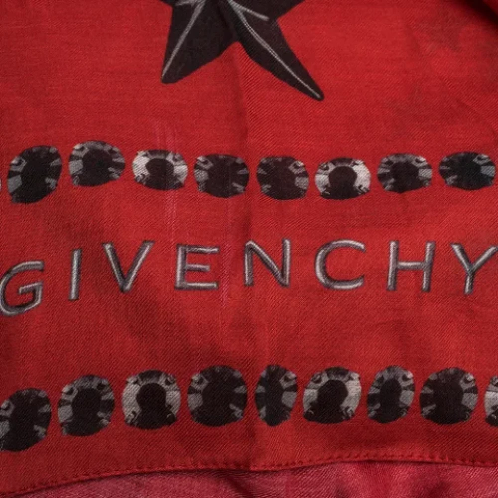 Givenchy Pre-owned Cotton scarves Multicolor Dames