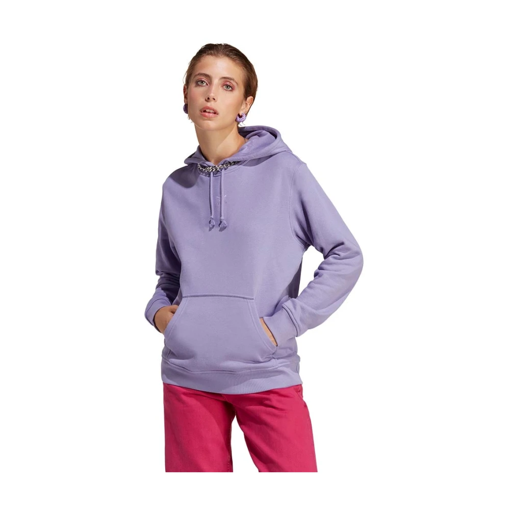 Adidas Essentials Hoodie Purple Dames