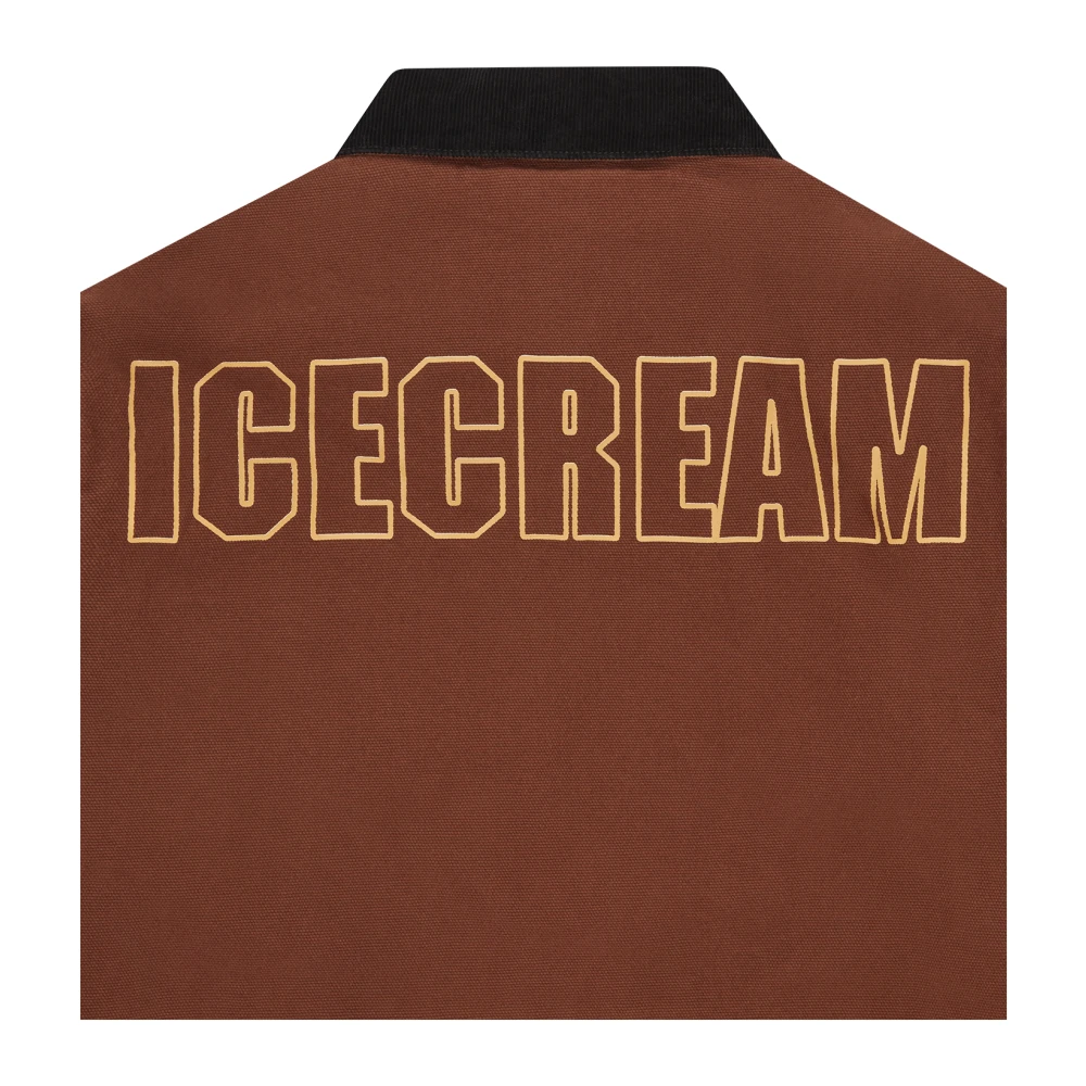 Icecream Canvas Werkjas Brown Heren