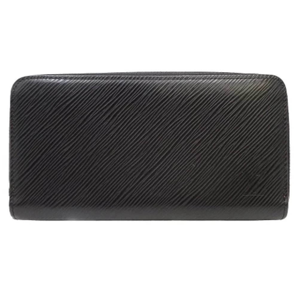 Louis Vuitton Vintage Pre-owned Leather wallets Black Dames