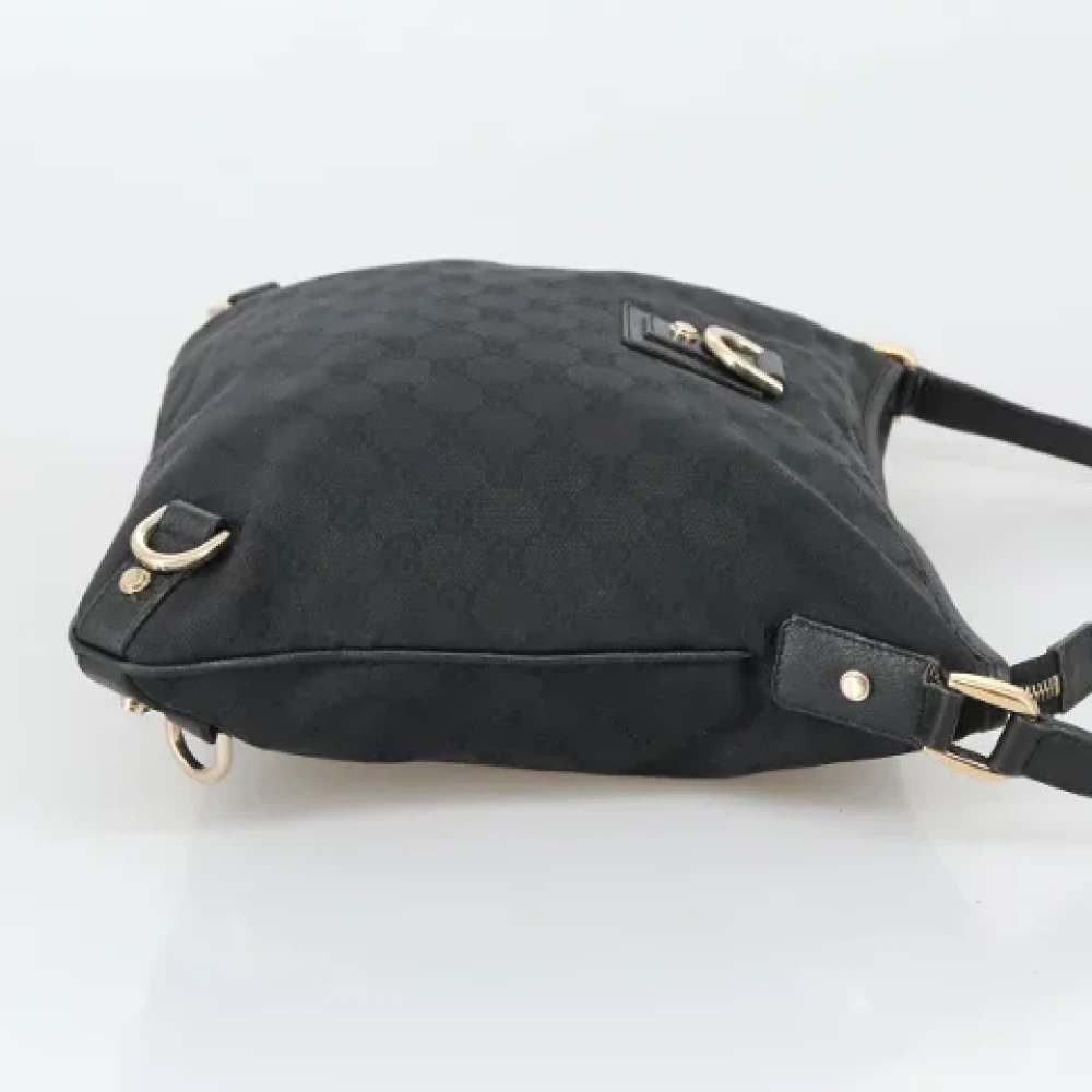 Gucci Vintage Pre-owned Canvas gucci-bags Black Dames