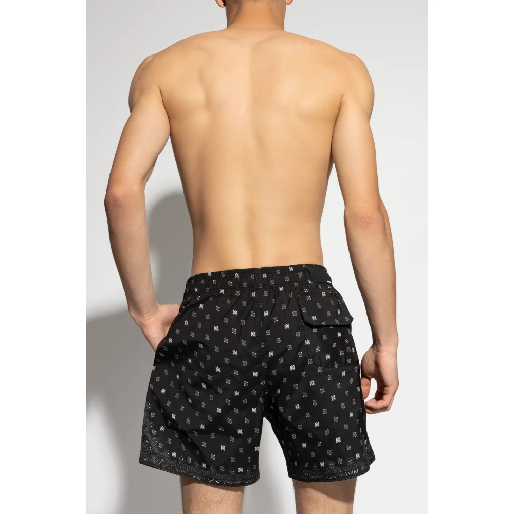 Amiri Zwembroek Black Heren