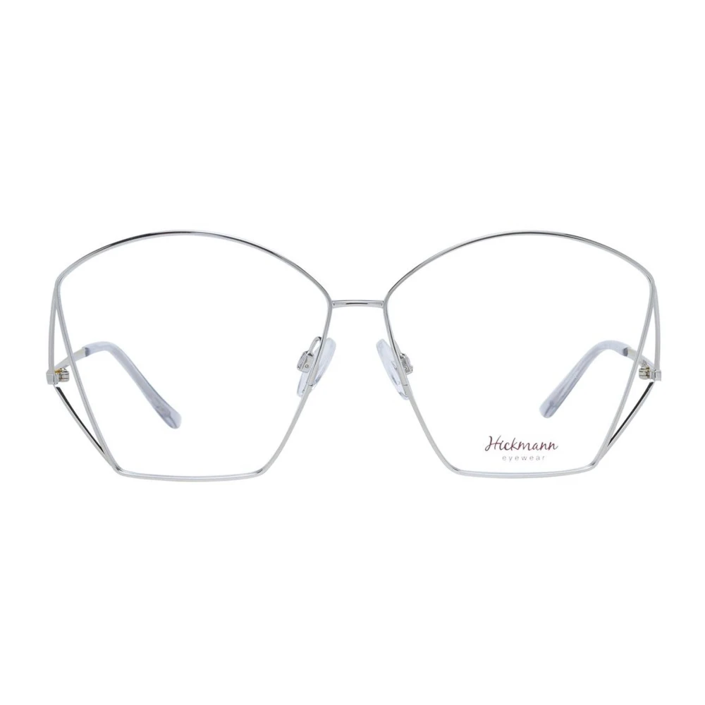 Ana Hickmann Zilveren Vierkante Metalen Optische Frames Gray Dames