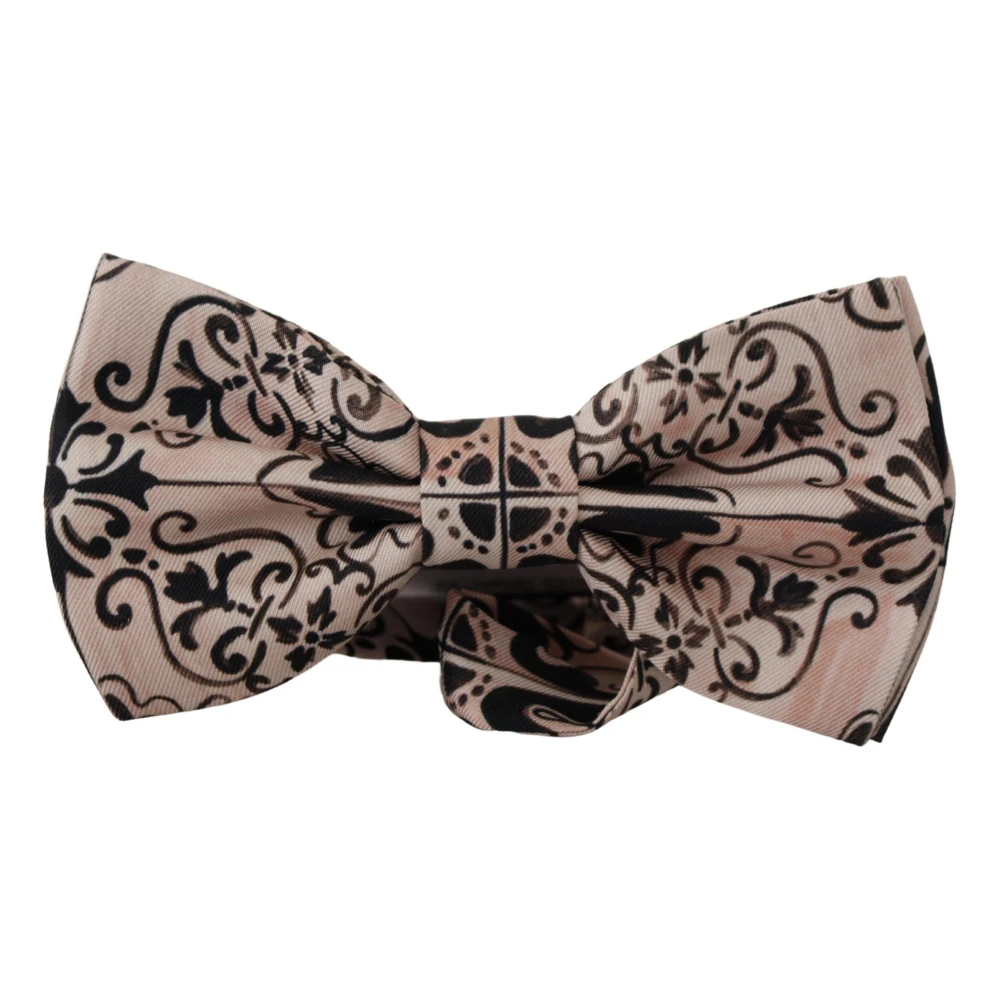 Dolce & Gabbana Men's Multicolor Bowties, One Size, Elegant Silk Bow Tie