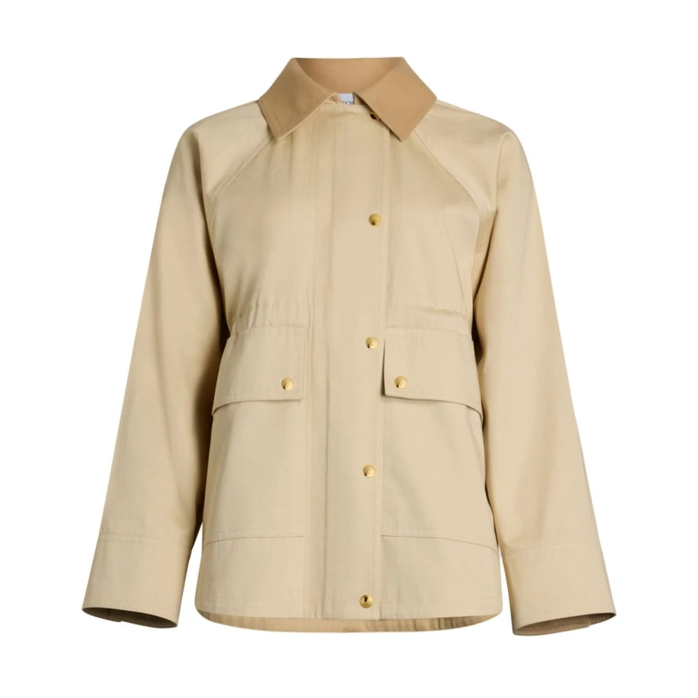 Patou Witte Jassen & Mantels voor Vrouwen Brown Dames