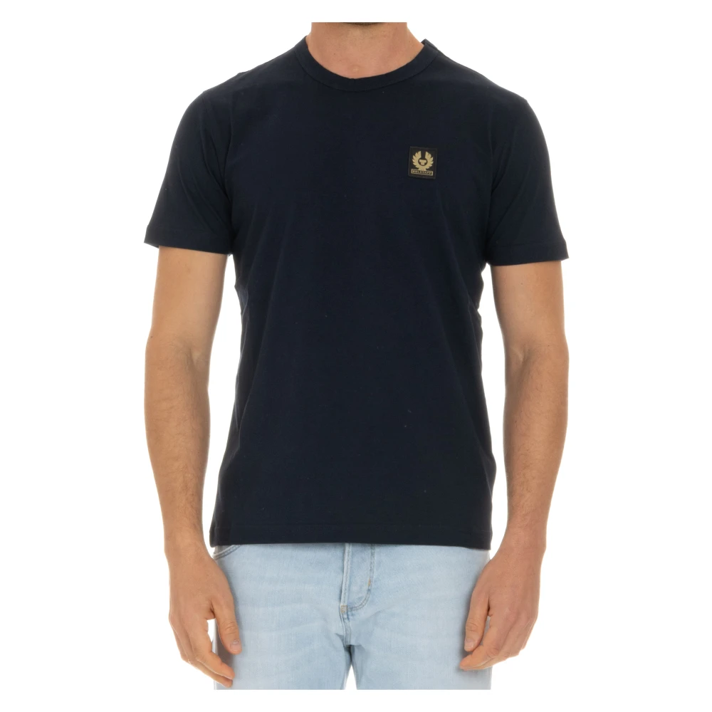 Belstaff Blauwe T-shirts en Polos Blue Heren