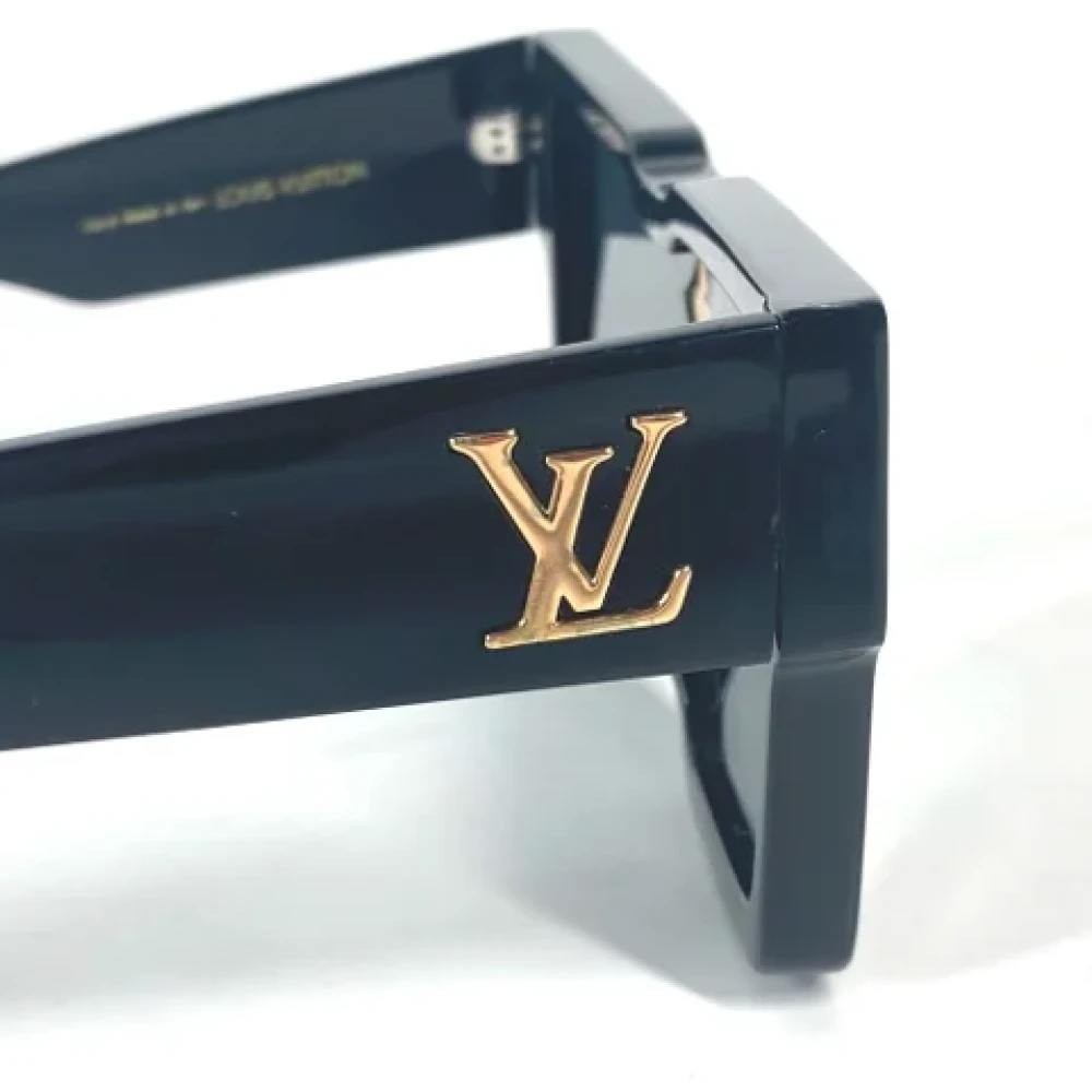 Louis Vuitton Vintage Pre-owned Fabric sunglasses Black Dames
